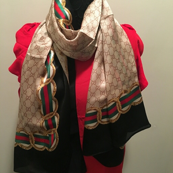 BRAND NEW GORGEOUS AND STYLISH SCARF 100/% SILK